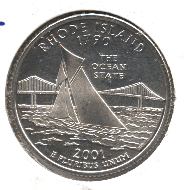 2001-S Rhode Island State Quarter Silver Proof