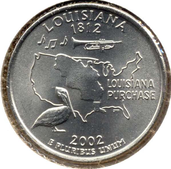 2002 Louisiana Quarter Mint State