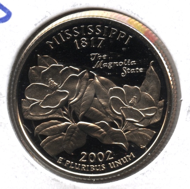 2002-S Mississippi State Quarter Clad Proof