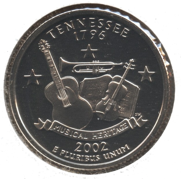2002-S Tennessee State Quarter Clad Proof