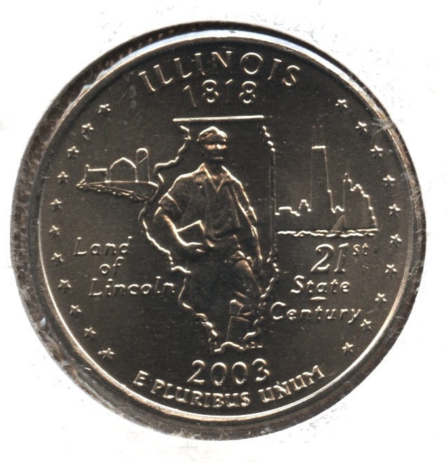 2003 Illinois Quarter Mint State