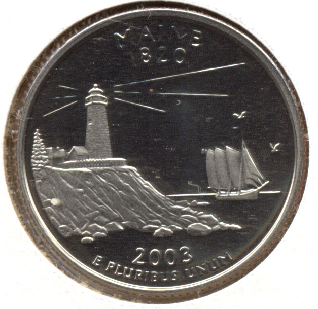 2003-S Maine State Quarter Clad Proof