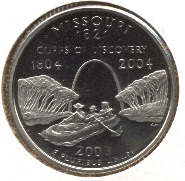 2003-S Missouri State Quarter Clad Proof