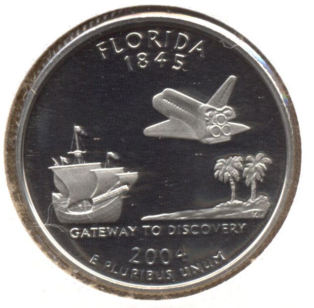 2004-S Florida State Quarter Clad Proof