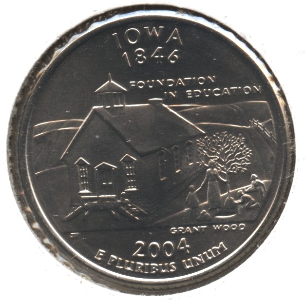 2004 Iowa State Quarter Mint State