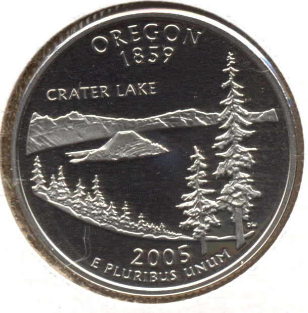 2005-S Oregon State Quarter Clad Proof