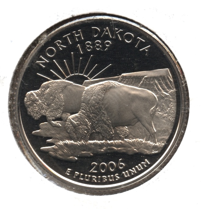 2006-S North Dakota State Quarter Clad Proof