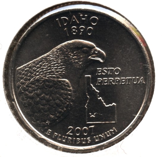 2007 Idaho State Quarter Mint State