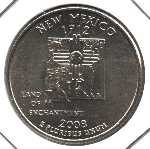 2008 New Mexico State Quarter Mint State
