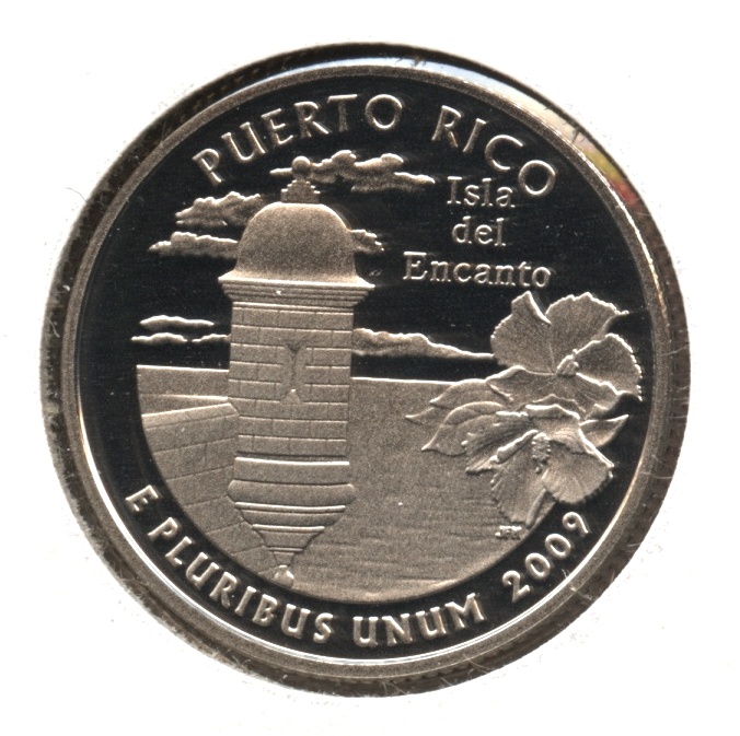 2009-S Puerto Rico State Quarter Clad Proof