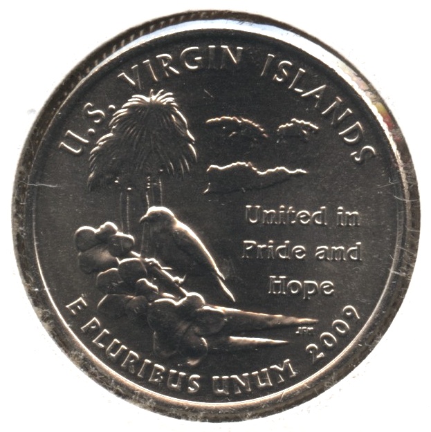 2009-S U.S. Virgin Islands State Quarter Clad Proof