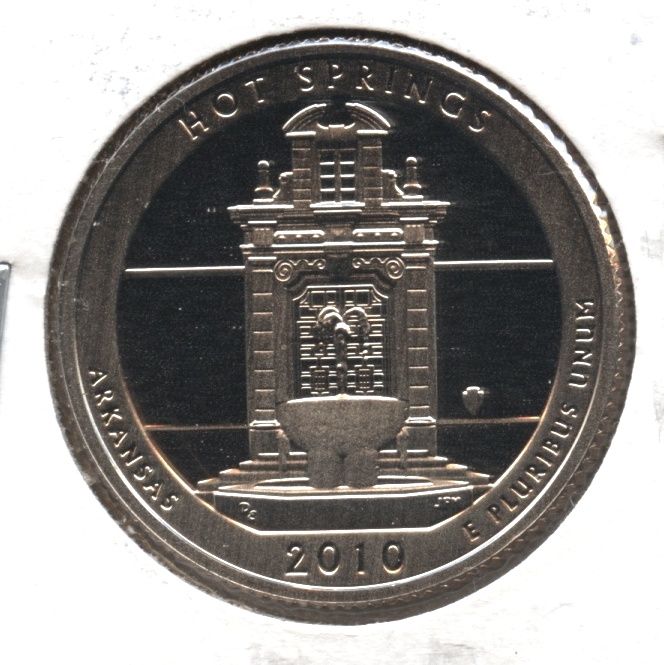 2010-S Hot Springs National Parks Quarter Clad Proof