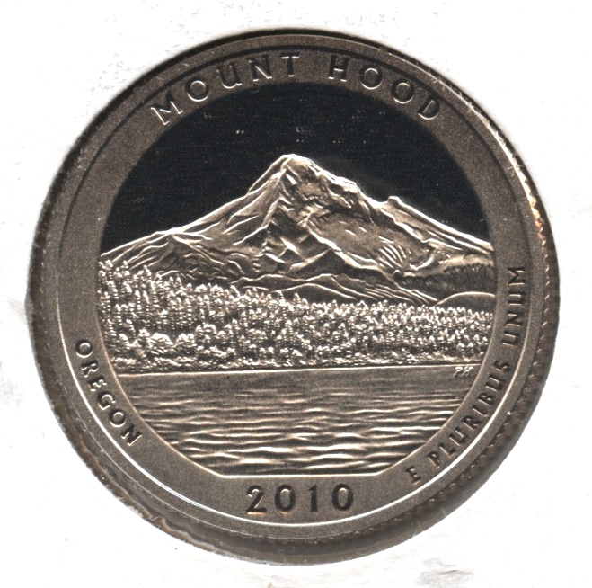 2010-S Mount Hood National Parks Quarter Clad Proof
