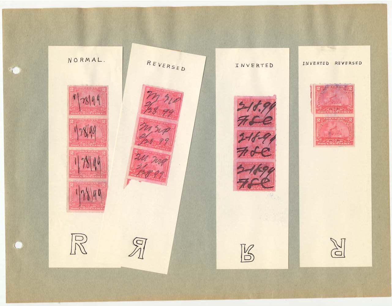 Revenue Stamp Varieties