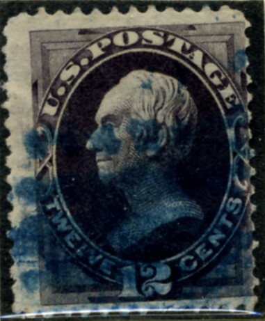 Scott 162 Clay 12 Cent Stamp Light Violet Continental Bank Note Co