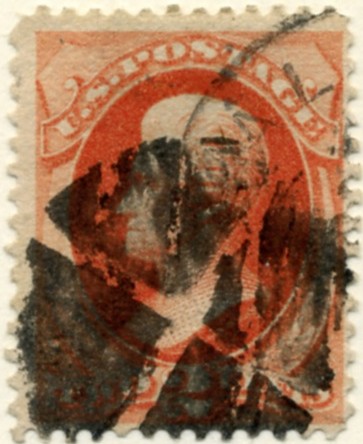 Scott 178 2 Cent Stamp Vermillion b