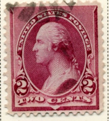 Scott 219d Washington 2 Cents Stamp Lake a