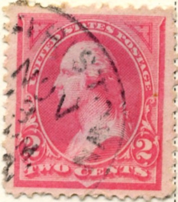 Scott 248 Washington 2 Cents Stamp Pink a