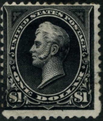 Scott 261 $1 Dollar Stamp Black Type 1