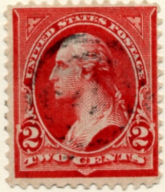 Scott 279b Washington 2 Cent Stamp Red a