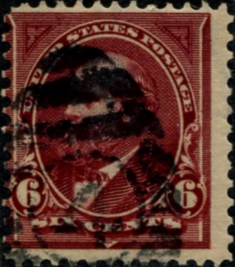 Scott 282 Garfield 6 Cent Stamp Lake