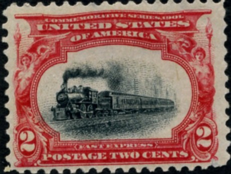 Scott 295 2 Cent Stamp Carmine Black Pan-American Issue