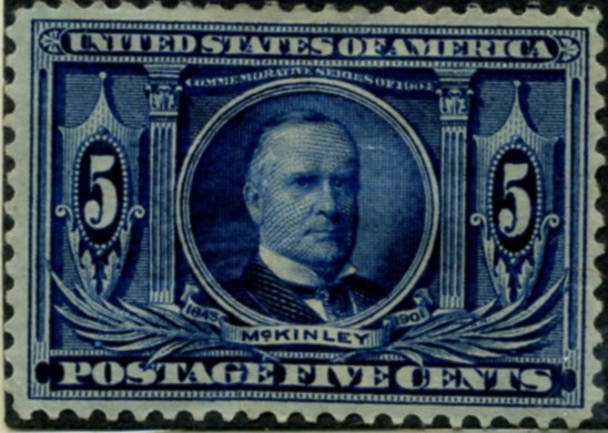 Scott 326 5 Cent Stamp Dark Blue Louisiana Purchase