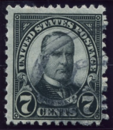 Scott 559 McKinley 7 Cent Stamp Black Definitive