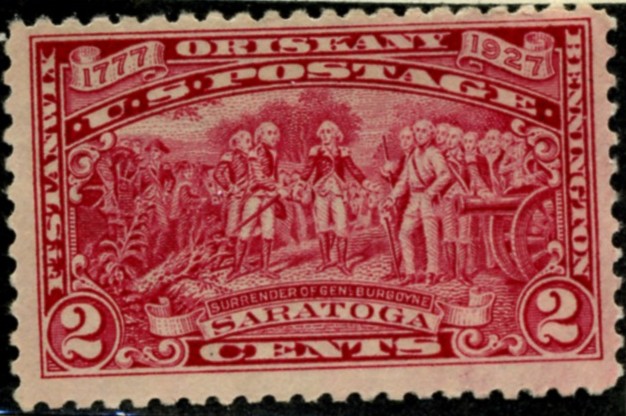 Scott 644 Surrender of General Burgoyne 2 Cent Stamp Oriskany - Saratoga
