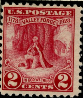 Scott 645 2 Cent Stamp Valley Forge