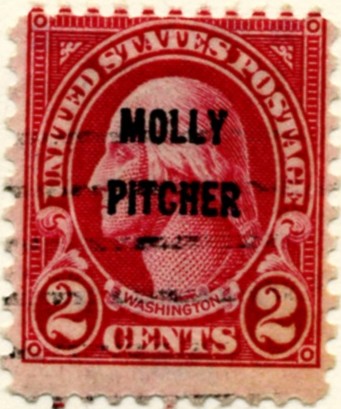 Scott 646 Washington 2 Cent Stamp Molly Pitcher a