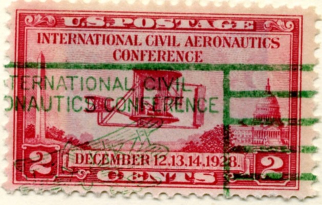 Scott 649 2 Cent Stamp International Civil Aeronautics Conference a