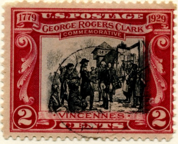 Scott 651 2 Cent Stamp George Rogers Clark a