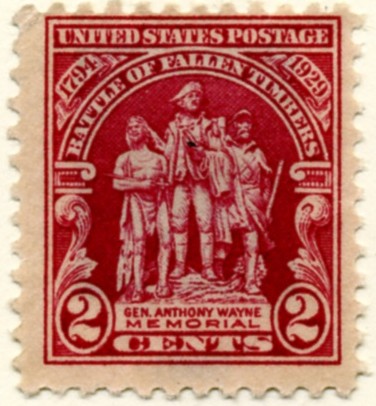 Scott 680 2 Cent Stamp Battle of Fallen Timbers a