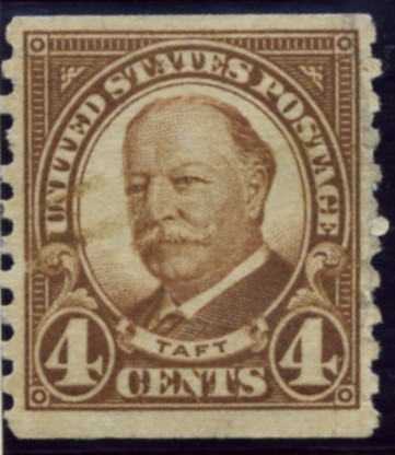 Scott 687 4 Cent Stamp William Howard Taft coil stamp