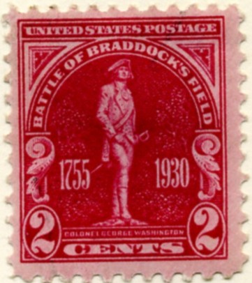 Scott 688 2 Cent Stamp Battle of Braddock's Field a