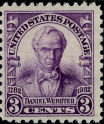 Scott 725 3 Cent Stamp Daniel Webster