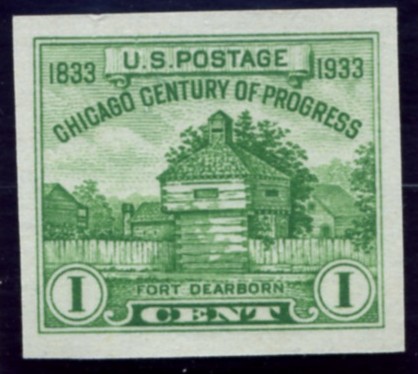 Scott 730a 1 Cent Stamp A.P.S. Convention souvenir sheet single stamp