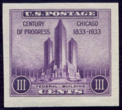 Scott 731a 3 Cent Stamp A.P.S. Convention souvenir sheet single stamp
