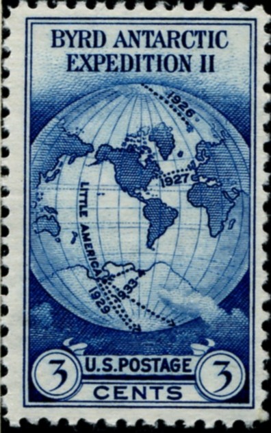 Scott 733 3 Cent Stamp Byrd Antarctic Expedition