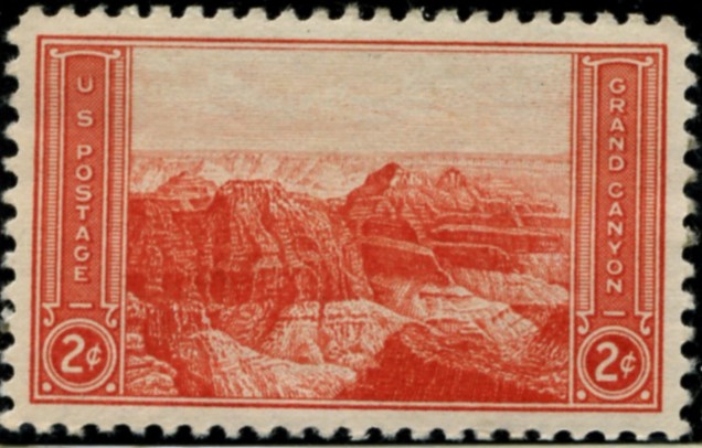 Scott 741 2 Cent Stamp Grand Canyon National Park