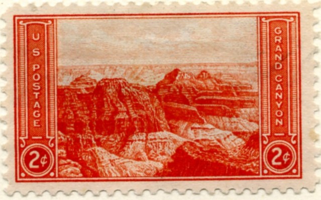 Scott 741 2 Cent Stamp Grand Canyon National Park a