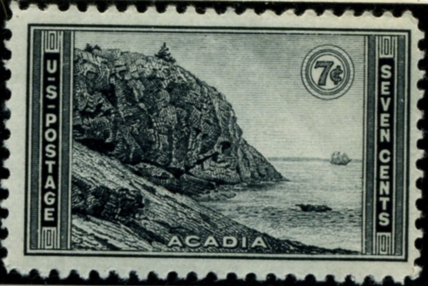 Scott 746 7 Cent Stamp Acadia National Park