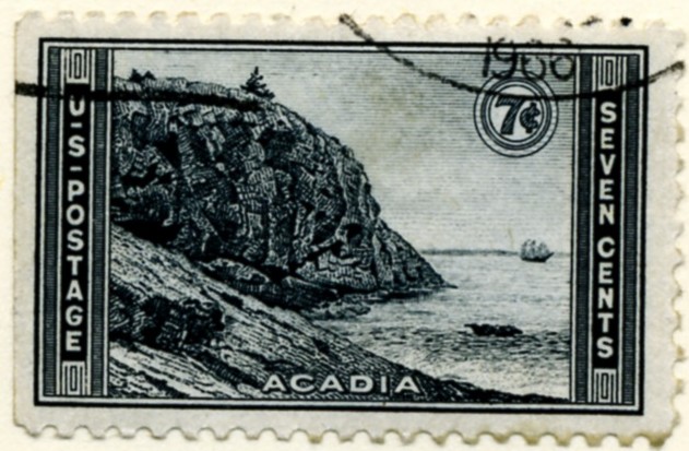 Scott 746 7 Cent Stamp Acadia National Park a
