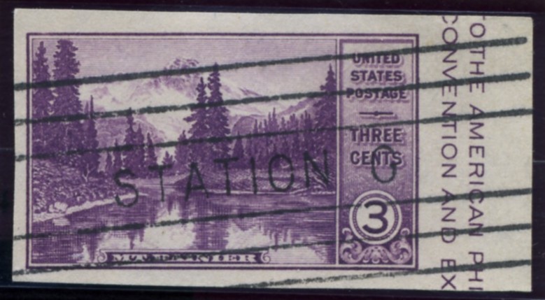 Scott 750a 3 Cent Stamp A.P.S. Convention souvenir sheet single stamp
