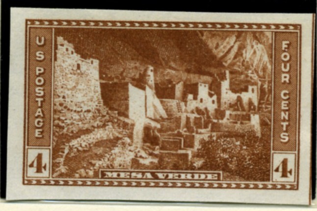 Scott 759 4 Cent Stamp Mesa Verde National Park Farley Special Printing