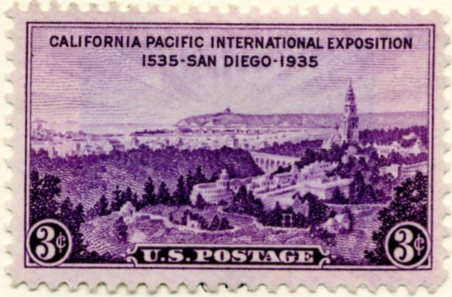 Scott 773 3 Cent Stamp California Pacific Exposition San Diego a