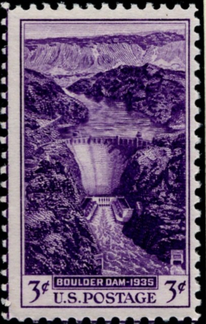 Scott 774 3 Cent Stamp Boulder Dam