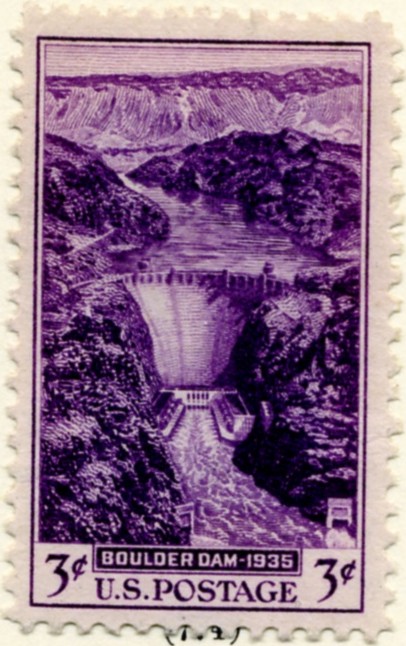Scott 774 3 Cent Stamp Boulder Dam a