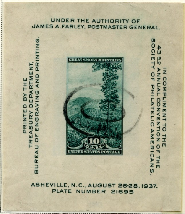Scott 797 10 Cents Stamp SPA Souvenir Sheet a